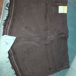 Madewell HighRise Denim Shorts Clint Wash Drop Hem